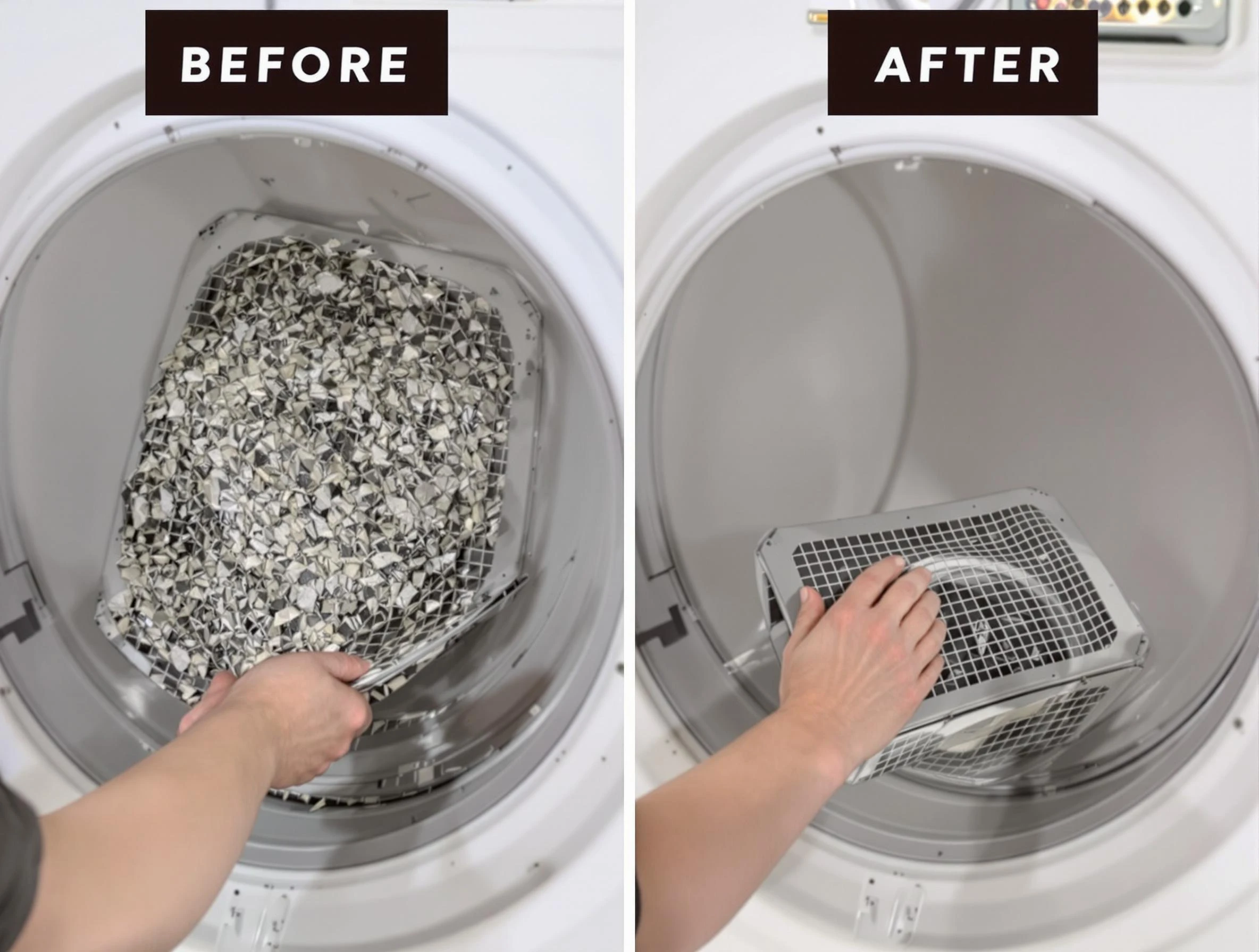 Professional lint trap cleaning by Buffalo Dryer Vent Cleaning in Buffalo