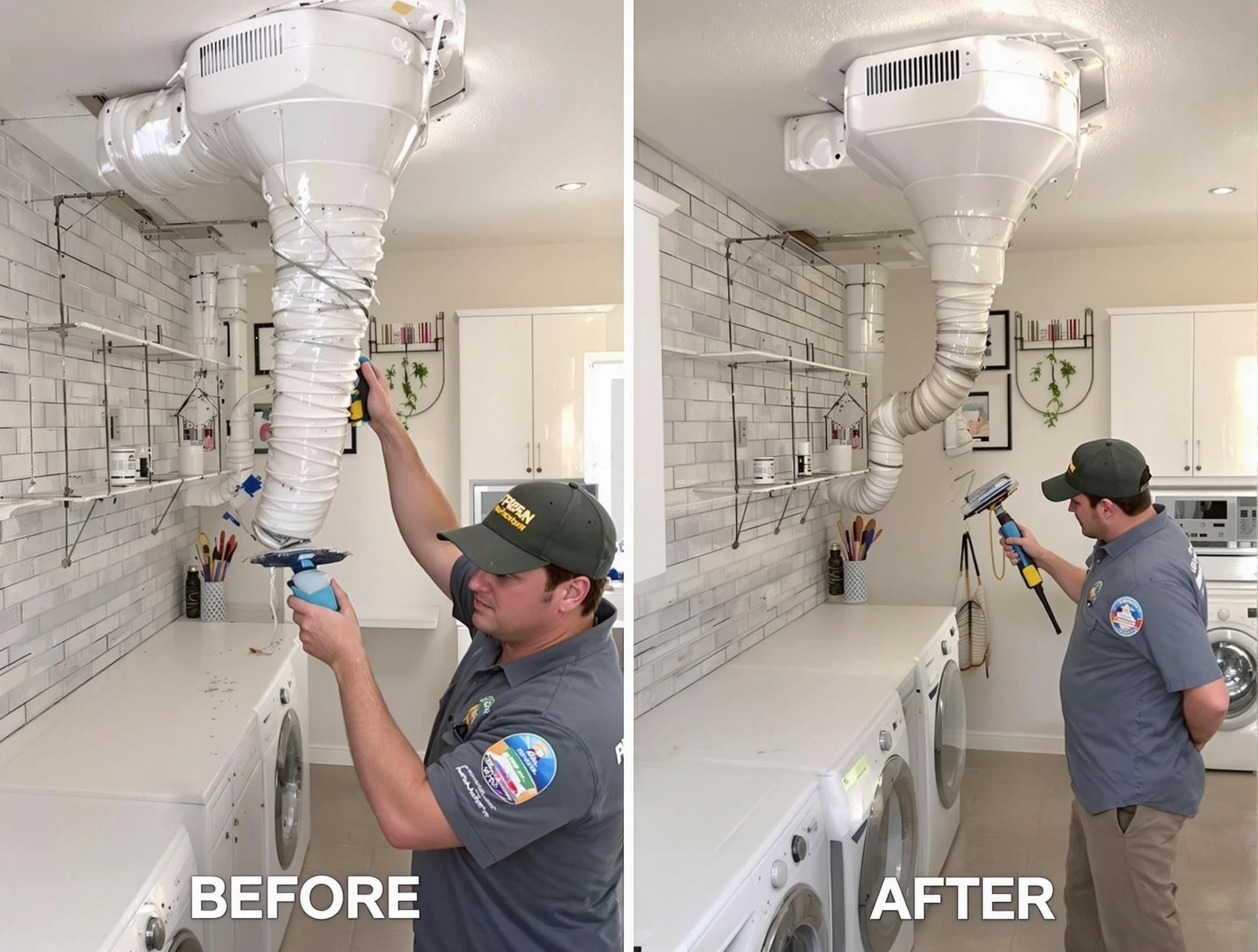 Professional dryer exhaust vent cleaning by Buffalo Dryer Vent Cleaning in Buffalo