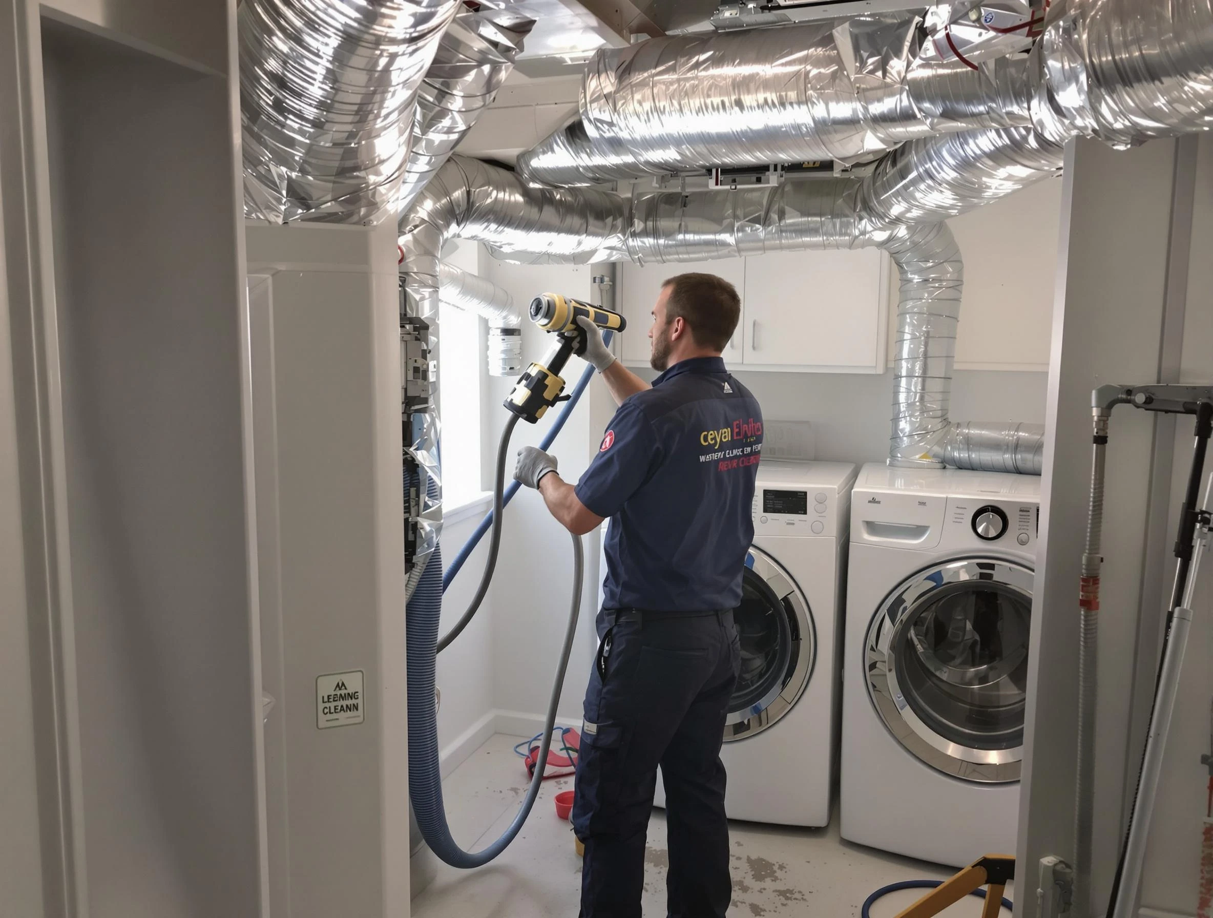 Buffalo Dryer Vent Cleaning specialist using advanced equipment for thorough duct cleaning in Buffalo